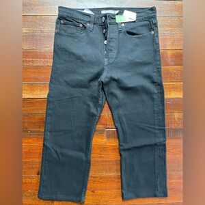 Levi’s Crop Black Wedgie Straight Jean